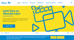Desktop Screenshot of obecvlkov.cz